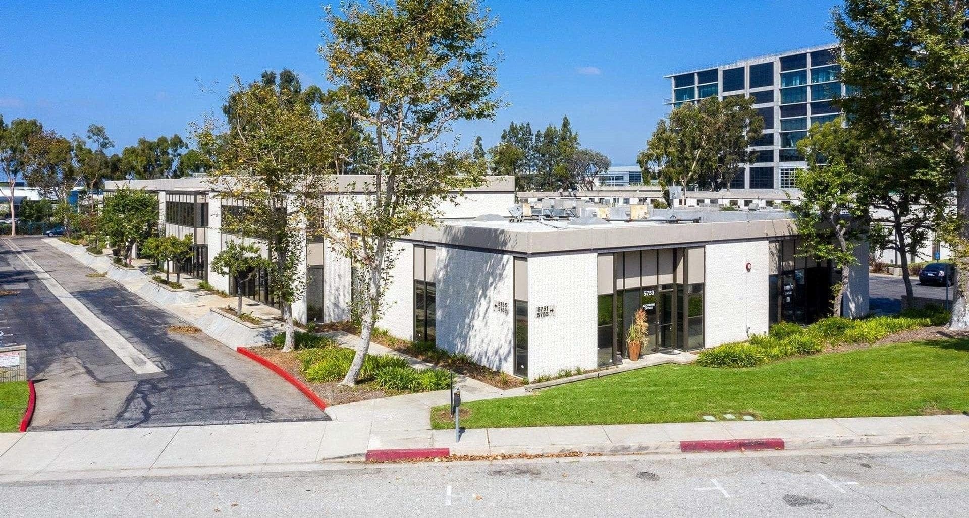 Culver City Business Park exterior aerial photo